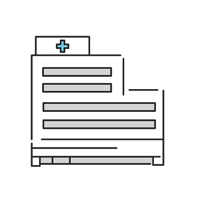 胃カメラと検査レポートのイラスト