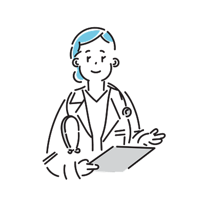 女性医師のイラスト